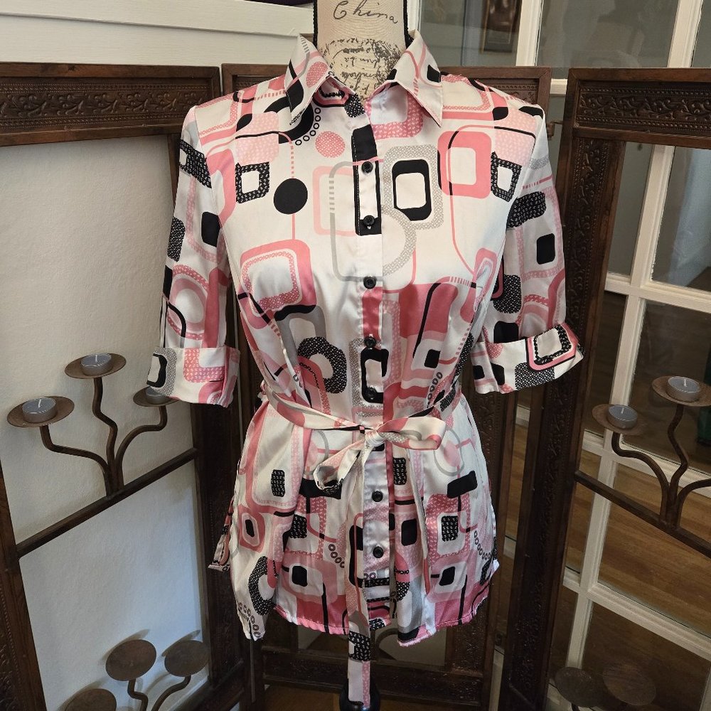 Cato Pucci-Inspired Blouse, Sz M